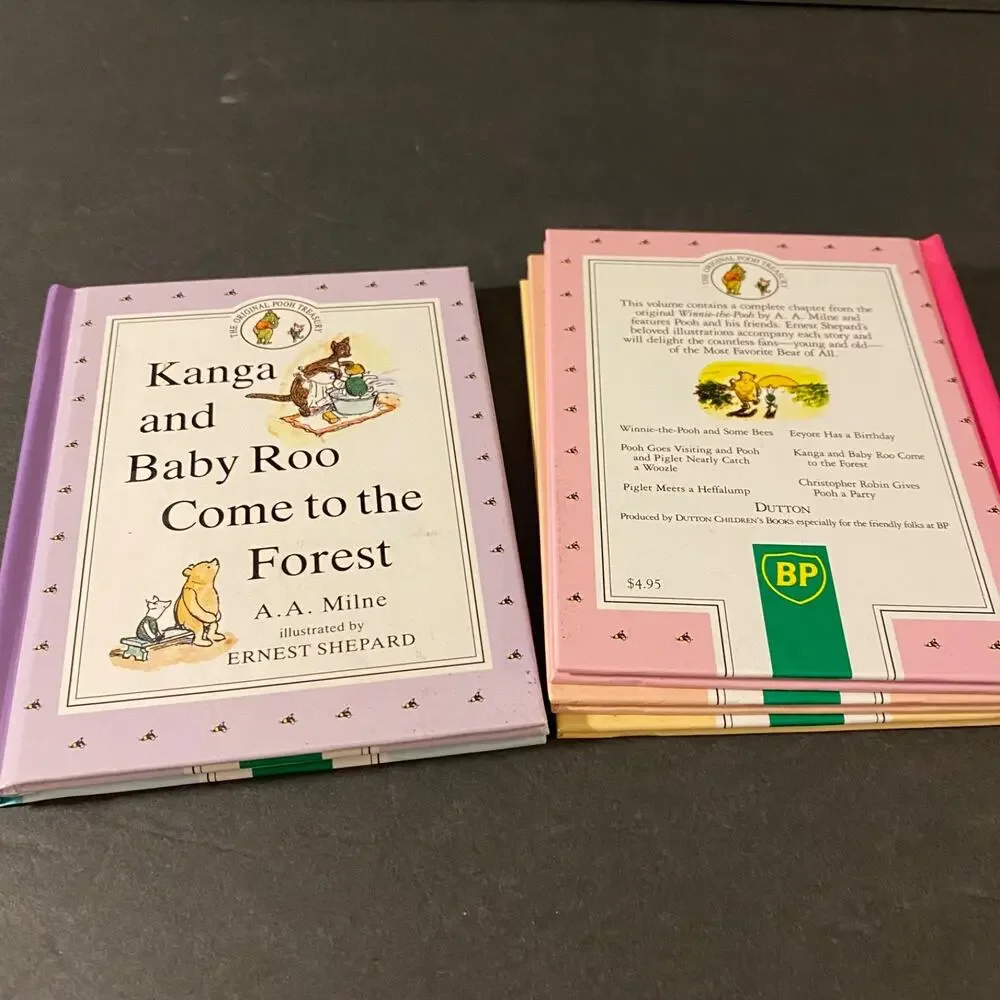 The Original Pooh Treasury Lot of 5 Hardcover Books Milne Shepard 2 3 4 5 6
